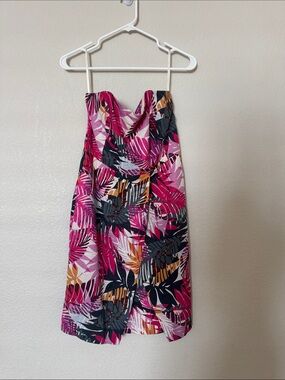 Banana Republic Beige Skirt with Multicolor Waistband